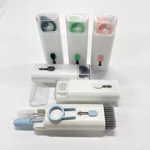 Kit de <span class=keywords><strong>nettoyage</strong></span> en plastique multifonctionnel 7-en-1 pour <span class=keywords><strong>Apple</strong></span> <span class=keywords><strong>Airpods</strong></span> iPhone objectif de caméra écouteurs Kit d'outils de réparation de clavier d'ordinateur portable - Product Image 6