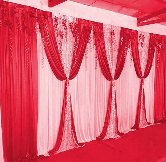 backdrop curtain for wedding,party 300cm tall by 600cm wite