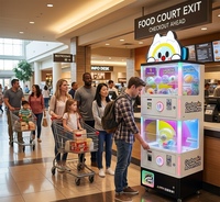 Fabricant de distributeurs de prix de qualité commerciale, distributeur de capsules à deux niveaux en gros pour centre commercial, jeu d'arcade personnalisé en usine