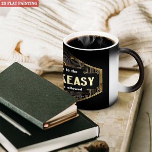 Magic Color Changing <b>Ceramic</b> Mug 11oz Frosted Black Heat Sensitive Home Kitchen <b>Cup</b> - Product Image 3