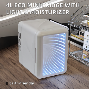 Mini Refrigerador Ecológico de 4L con Luz de Color Integrada y Humectante para el Cuidado Facial y Uso en Escritorio, 1 Año de Garantía - Product Image 2