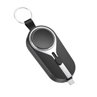 Agent de dropshipping, porte-clés, batterie externe compacte et portable, batterie externe sans fil 2 en 1, charge d'urgence sans fil
