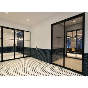Puerta DE SEGURIDAD ignífuga de vidrio Diseño moderno Prevención de incendios Aislamiento acústico <span class=keywords><strong>para</strong></span> hoteles Uso comercial-Construcción de polímeros - Product Image 4