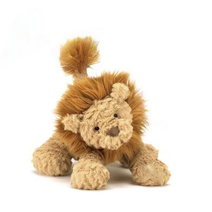 Juguete de Peluche de León Sentado, Diseño OEM de Fábrica, Regalos de Cumpleaños para Niños, Muñeco de León de Peluche Marrón - Product Image 5