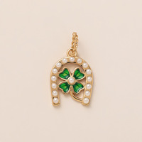 Collier ajustable à fermoir ouvert DIY de style européen et américain avec pendentifs ronds assortis, plaqué or 18 carats, résistant à la décoloration