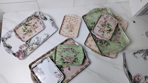 Nhiều Kích cỡ melamine Bộ đồ ăn khách sạn thương mại hình chữ nhật Sushi món ăn tấm nhựa tráng miệng tấm vuông cổ điển Đảng - Product Image 5