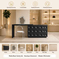 Meuble de salle de bain moderne en contreplaqué avec rangement intégré, design extensible, hauteur réglable, écologique, grand meuble de maison