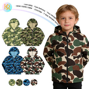 <span class=keywords><strong>Veste</strong></span> pour garçons KERUI 2026, <span class=keywords><strong>printemps</strong></span>, pour enfants, impression personnalisée, fermeture éclair douce, camouflage vintage, <span class=keywords><strong>veste</strong></span> à capuche pour garçons - Product Image 1