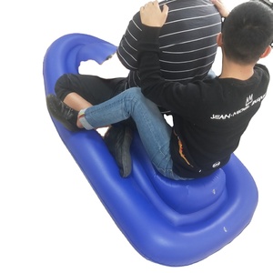 Bateau pneumatique gonflable en PVC pour 2 personnes, prix usine OEM, pour la pêche et les motos nautiques, équipement de jeu aquatique flottant - Product Image 6