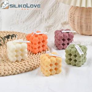 Nuevo Molde de Silicona Cuadrado Decorativo Personalizado 2025 para Hacer Velas Aromáticas 3D - Product Image 5