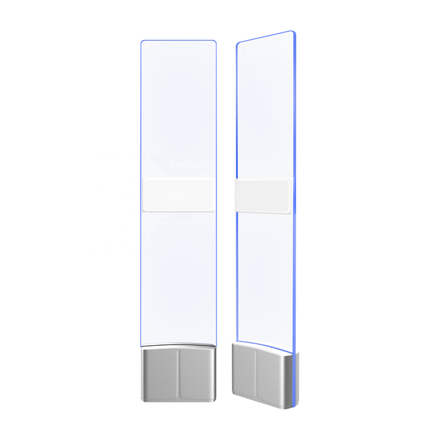 RFID EAS Detection System Dual Pedestal 01 Series White Acrylic for Retail Store