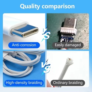 Cavo USB-C Type-C Intrecciato di Alta Qualità da 60W per Ricarica Rapida, Compatibile con iPhone 16/15/14 Pro Max, Rivestimento in PVC, Cavo Dati con Confezione - Product Image 3