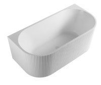 Diseño único Patrón de rayas Interior Bad Free Stand Alone Acrílico Bañera Baño Remojo Bañera independiente