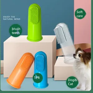 Brosse à dents à doigt KingHon pour chat et chien, outil de nettoyage buccal pour animaux de compagnie - Product Image 2