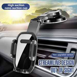 ที่วางโทรศัพท์ใน<span class=keywords><strong>รถ</strong></span>ยนต์ ABS สีดำ พร้อมที่ชาร์จแบบยึดกระจกด้วยถ้วยดูด สำหรับ<span class=keywords><strong>รถ</strong></span>ยนต์เทสลา รองรับสมาร์ทโฟนและ GPS ขนาด 4-7 นิ้ว ลดราคาพิเศษ - Product Image 3