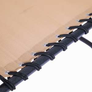 Fourniture d'usine Extérieur Lumière Rouge En Aluminium Pliant Plage Soleil Lit Soleil Chaise Longue Lit Soleil Parasol Chaise Longue Lit - Product Image 6