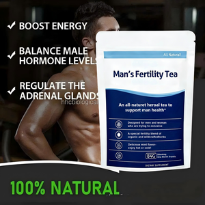 Thé pour Booster la Fertilité Masculine avec Menthe Poivrée, Réglisse et Cannelle – 100% Naturel, Améliore la Performance, 28 Sachets - Product Image 2