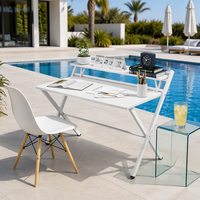 Table d'ordinateur portable pliable réglable moderne YOUTAI avec étagère pour étudiant à domicile