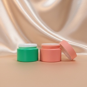 Tarros de vidrio personalizados de 50g con boca ancha para cosméticos, exfoliantes y cremas faciales, envases portátiles, proveedor mayorista - Product Image 1