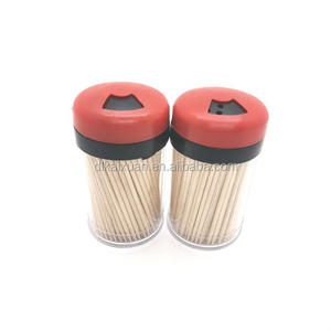 500 pezzi di bambù in legno stuzzicadenti in plastica trasparente scatola di immagazzinaggio per <span class=keywords><strong>feste</strong></span> matrimoni ristoranti uso esterno cibo compatibile - Product Image 4