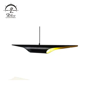 Nordic Fashion New Design Fancy Aluminium Black Handmade Bamboo Pendant Lamp