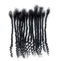 Estensioni Dreadlock Intrecciate Goddess Locs in Capelli Vergini, Senza Grovigli, 8-28 Pollici