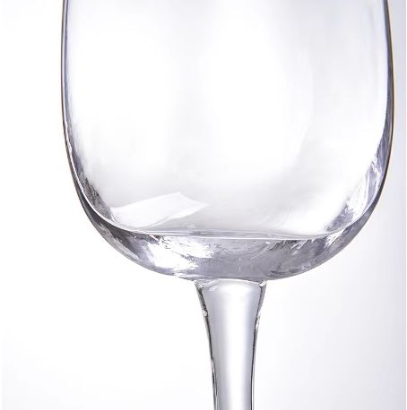 MEIZHILI 180080 Half Transparent Red Wine Glass | Handmade Crystal Goblet for Party Bar