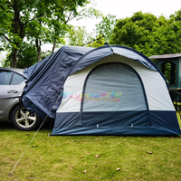 Tente de voiture personnalisée Oem Odm Designs Tentes pliantes pour camping en plein air Tente de camping robuste pour voiture avec poteau en tissu personnalisé