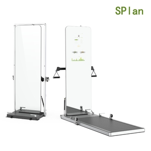 Máquina <span class=keywords><strong>de</strong></span> Ejercicios Multifuncional SPlan Modelo E+ Smart Metal Plateado+Negro para Gimnasio o Casa, Equipo <span class=keywords><strong>de</strong></span> Entrenamiento Funcional, Máquina <span class=keywords><strong>de</strong></span> Sentadillas <span class=keywords><strong>Smith</strong></span> <span class=keywords><strong>de</strong></span> 100 kg - Product Image 4