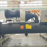 Refroidisseur centrifuge de qualité industrielle pour CVC et refroidissement de processus, haute capacité, 380V, réfrigérant R134a pour centre de données