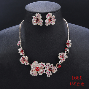 Conjunto de Joyería XUPING, Venta al por Mayor en Dubái, Diamantes Artificiales, Estilo Moderno y Lujoso, Joyería de Novia para Boda - Product Image 4