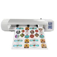 Bascocut Factory Direct MC600CCD Double Cutter Half/Die Cut Machine Vinyl CCD Camera Manufacturing Usines DTF Cutter