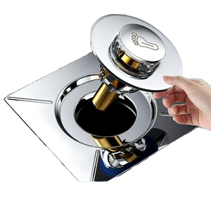 Tapón de drenaje de suelo de ducha antiolor de 4 pulgadas, desodorante de baño, dispositivo de inodoro para uso en la cocina, colador emergente reacondicionado - Product Image 2