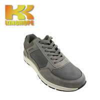 Chaussures de course respirantes grises unisexes, baskets légères en mesh décontractées pour hommes et femmes, logo personnalisé disponible
