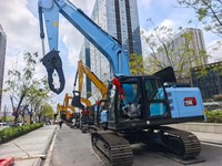 Ekskavator Listrik Crawler SY215E 21,5 ton Terbaru dengan Baterai 150kW/jam & 35 °   Kemampuan untuk menyesuaikan diri