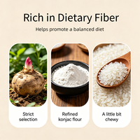Ready to Eat Healthy Food Dry Konjac Rice Reduced Sugar Private Label Bulk Wholesale Instant Rice