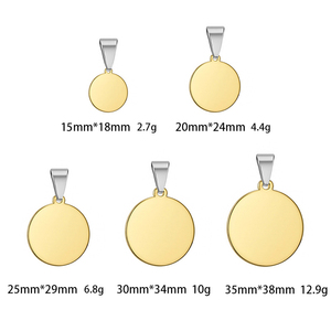 Plaques d'identification rondes vierges en acier inoxydable <span class=keywords><strong>de</strong></span> 20/25/30/35/40 mm <span class=keywords><strong>pour</strong></span> animaux <span class=keywords><strong>de</strong></span> compagnie, <span class=keywords><strong>pour</strong></span> gravure DIY (chien, <span class=keywords><strong>chat</strong></span>) - Product Image 4