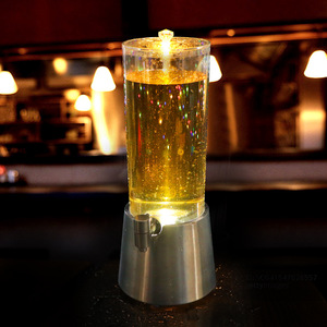Distributeur de bière en acier inoxydable 3L 2L avec lumière LED, canon à bière, serveur de bière pression pour bar et usage domestique - Product Image 3