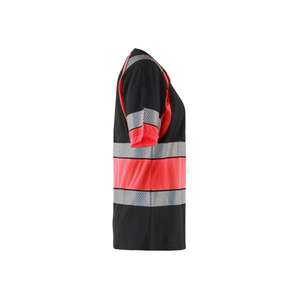 BLAKLADER - 341010309955XS T-shirt haute visibilité pour femme Noir/Rouge-EAN 7330509856703 HI-VIS WORKWEAR - Product Image 3