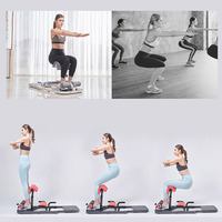 Máquina de sentadillas plegables 3 en 1 para hombre y mujer, equipo de gimnasio en casa, máquina de pegamento de empuje de cadera, Comercial