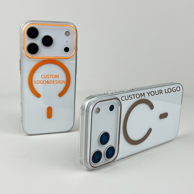 Blank Mobile Phone Cases Glossy for IPhone17 16 Custom Mobile case Pc Phone case Wireless Charging Compatible Custom Products