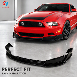 Lèvre de pare-chocs avant d'accessoires automobiles de haute qualité d'usine, séparateur de lèvre avant pour <span class=keywords><strong>Ford</strong></span> <span class=keywords><strong>Mustang</strong></span> <span class=keywords><strong>V8</strong></span> V6 GT 2013 2014 - Product Image 1