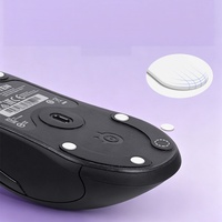 Patins de souris (40 pièces) 6,5 mm x 0,8 mm en PTFE/UPE pour souris de jeu : vitesse, silencieux et contrôle