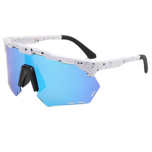 Lunettes de soleil polarisées <span class=keywords><strong>Viper</strong></span>, lunettes de vélo surdimensionnées de créateur, lunettes de sport pour hommes, lentille monobloc, lunettes de soleil de plein air 2023 - Product Image 5