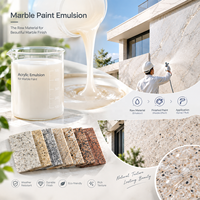 Peinture acrylique effet marbre premium KB 5266, imitation revêtements en pierre pour la décoration extérieure des villas et des hôtels.
