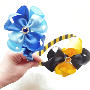 Nueva Diadema Infantil con Lazo de Color Sólido, Accesorio para el Cabello de Niñas, Diadema Ancha Simple y Bonita para Bebés - Product Image 4