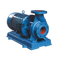 Pompe de surpression centrifuge électrique monophasée 1,5 kW 2 CV haute pression modèle ISW pour le transfert d'eau chaude/froide 380 V