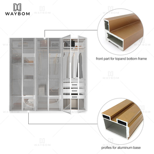 Armario waybom Perfil <span class=keywords><strong>de</strong></span> puerta <span class=keywords><strong>de</strong></span> aluminio Puerta <span class=keywords><strong>de</strong></span> <span class=keywords><strong>vidrio</strong></span> Armario grande Esquina Guardarropa Perfiles <span class=keywords><strong>de</strong></span> aluminio Marco <span class=keywords><strong>de</strong></span> puerta <span class=keywords><strong>de</strong></span> armario <span class=keywords><strong>de</strong></span> <span class=keywords><strong>vidrio</strong></span> - Product Image 2