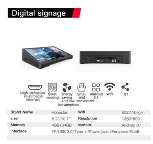 Nouvelle tablette Android de bureau 10,1 pouces avec écran tactile, processeur Rockchip Quad Octa Core, 3GGSM, 5G, 4G, Wi-Fi, POE, pour restaurant, autres usages, POS, ROHS - Product Image 3