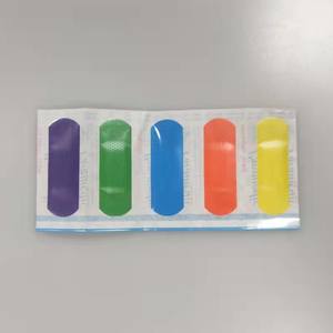 YD1020 حار بيع ضمادة للأطفال التئام الجروح إسعافات أولية لاصق طبي oustom اللون 30 قطعة/حالة إسعافات أولية - Product Image 5